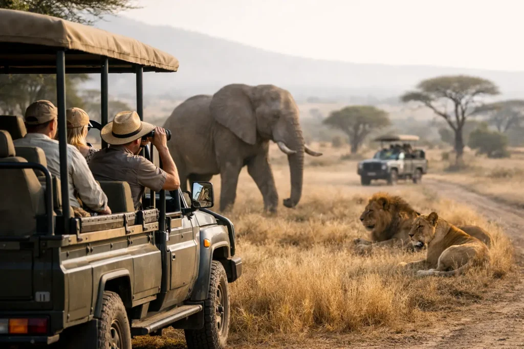Come funziona il game drive in safari