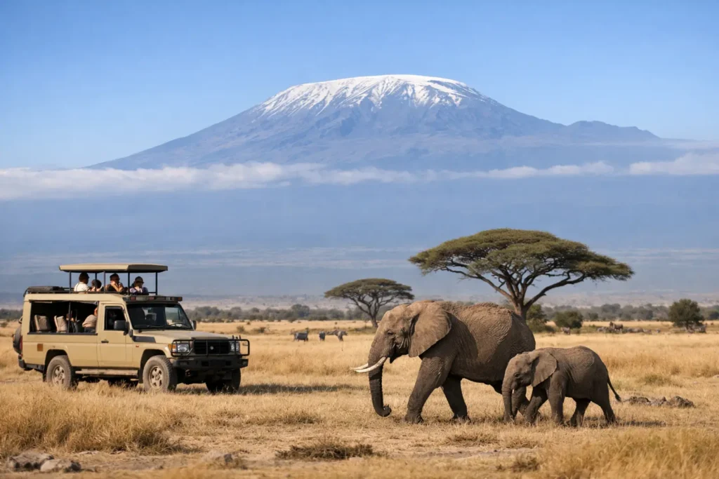 Tour Amboseli con vista Kilimangiaro